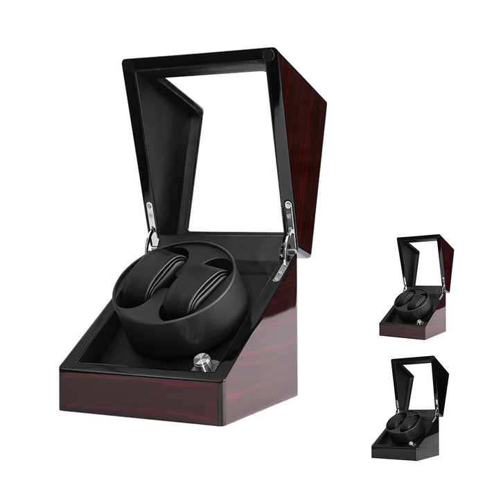 Watch Winders Automatic Rotation Wristwatch Storage Case Wooden Display Box