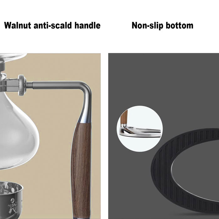 Syphon 5 Cup Coffee Maker Utilises Precise Scientific Technology To Produce Sens