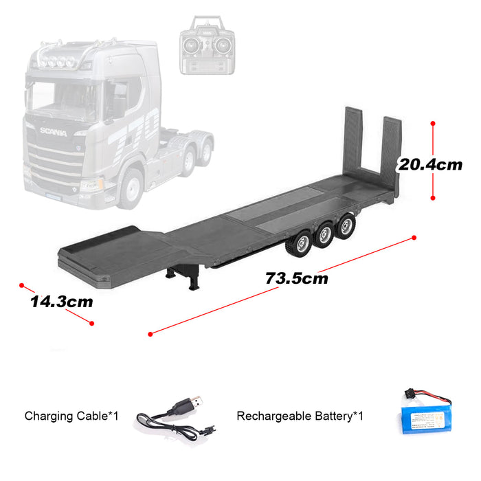 1/18 Scale Rc Scania 770s Truck Light & Sound 6WD Rtr 2.4G remote Green