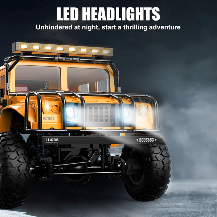 H1 Hummer 4WD 1:12 RC Car Off-Road Truck – Alloy Chassis  2.4G Remote Control