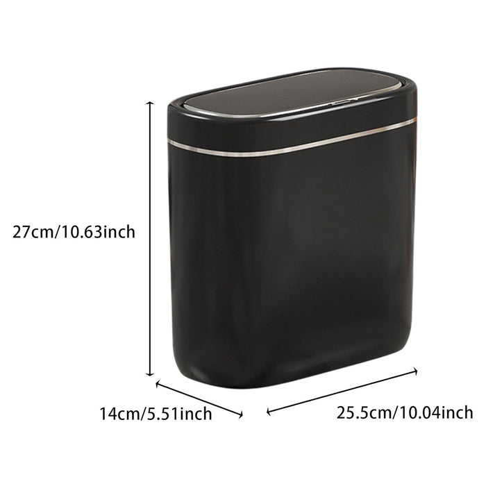 Smart Sensor Trash Can Touchless Waterproof Odorless Slim For Bathroom Kitchen