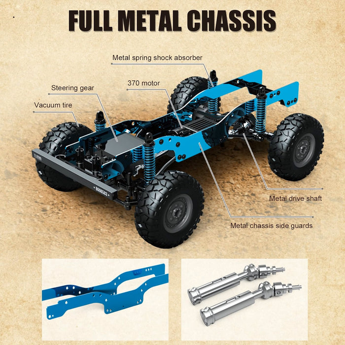 H1 Hummer 4WD 1:12 RC Car Off-Road Truck – Alloy Chassis  2.4G Remote Control