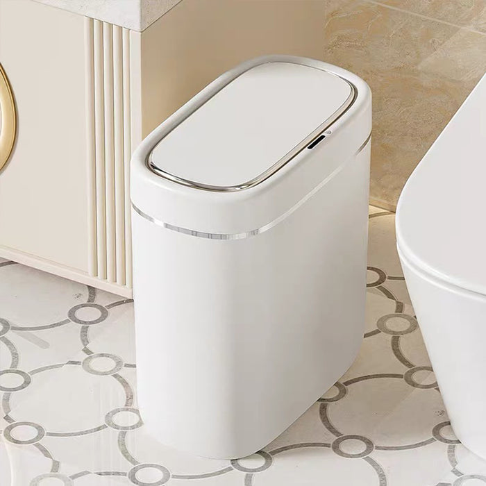 Smart Sensor Trash Can Touchless Waterproof Odorless Slim For Bathroom Kitchen