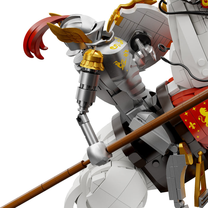 Pantasy - Medieval Knight on Horse Building Block Construction Set (905 Pieces)