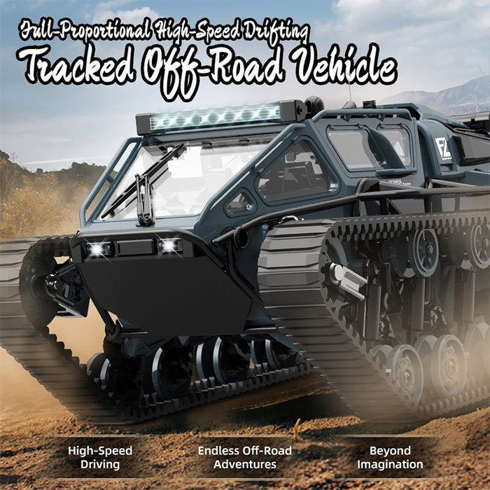 RC Off-Road Tracked Tank Military Ripsaw EV3-F4 Remote Control Drift LED Light
