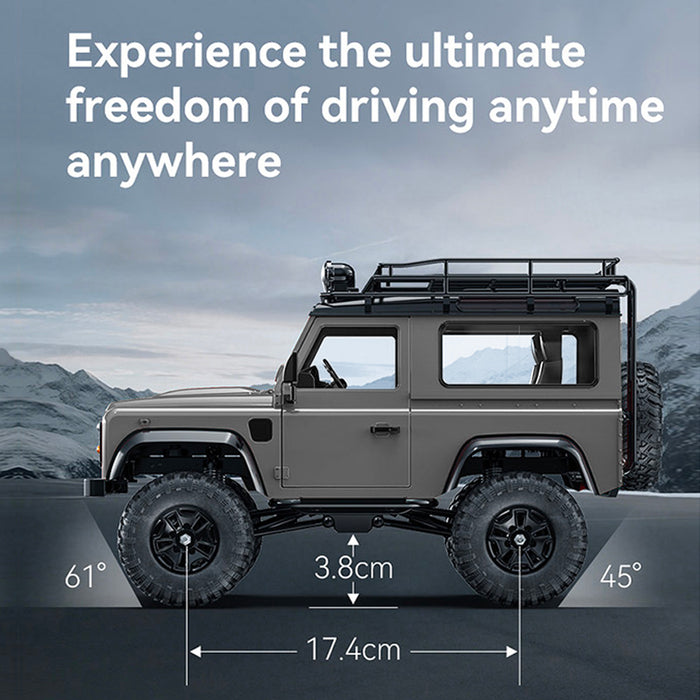 Land Rover Defender 90 RC Crawler 1/14 Scale Remote Control Grey Double Eagle