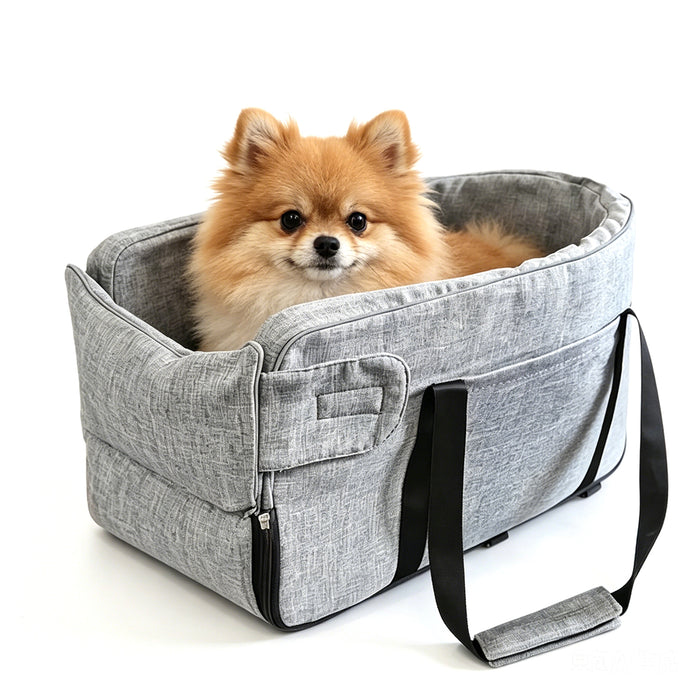 Pet Car Seat Console Travel Center Control Dog Cat Seat Non-Slip For Smal Pet