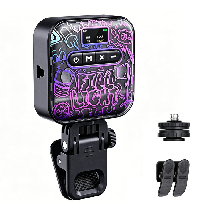 RGB Fill Light Portable Pocket Mini 2500-9000K LED 2000mAh Vlog Lamp M25RGB
