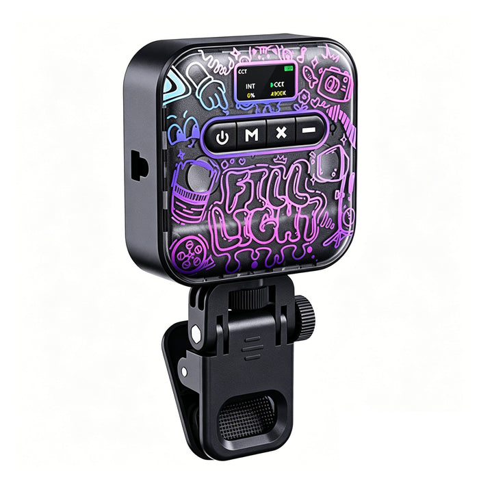 RGB Fill Light Portable Pocket Mini 2500-9000K LED 2000mAh Vlog Lamp M25RGB