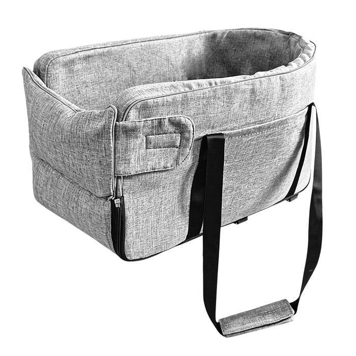 Pet Car Seat Console Travel Center Control Dog Cat Seat Non-Slip For Smal Pet