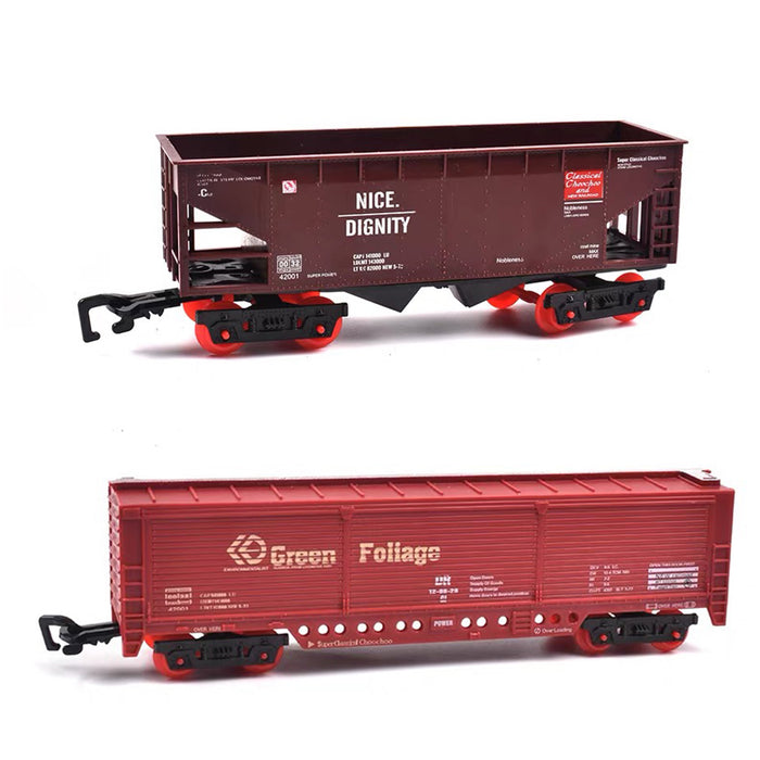 Rail King Classical Electric Train Set Steam Locomotive Model with Tracks