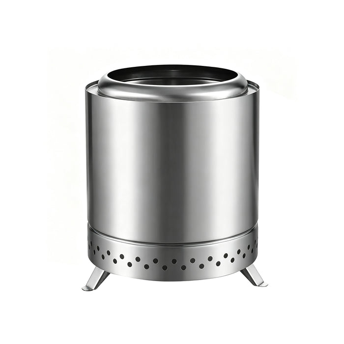 Portable Tabletop Fire Pit Stainless Steel Camping Stove Smokeless