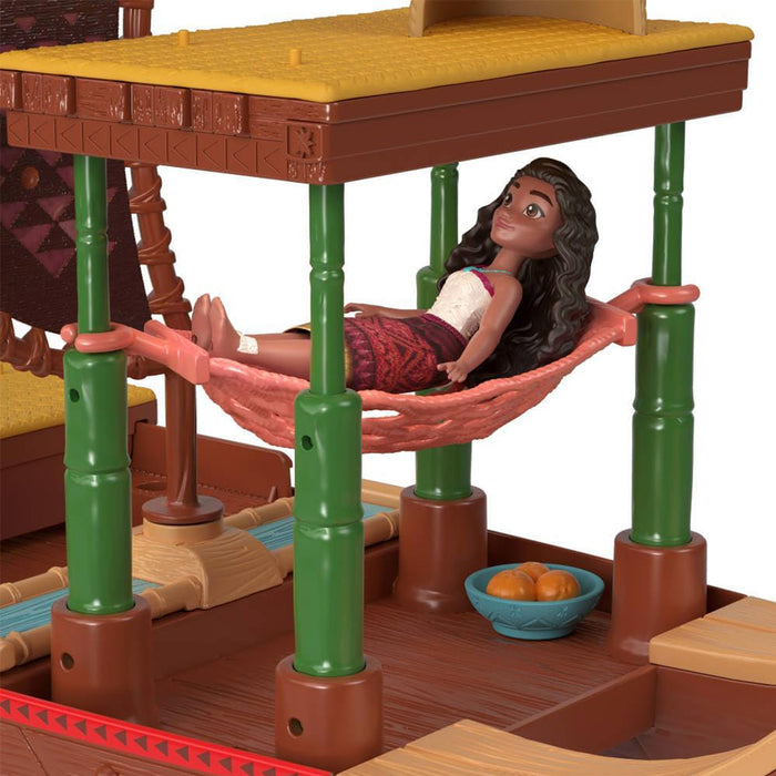 Moana’s Adventure Canoe - Moana Floating 2 Canoe Small Playset & Doll - Disney