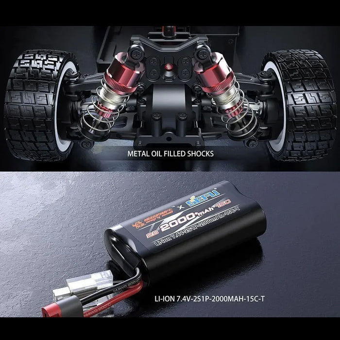 1/14 Citroen C3 WRC Fast RC Cars for Adults, Max 40mph Brushless RC Drift Car