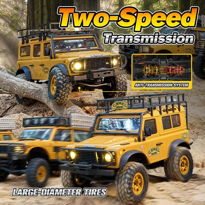 FCX24M FMS 1/24 RC Crawler Land Rover Family 2.4Ghz Defender 110
