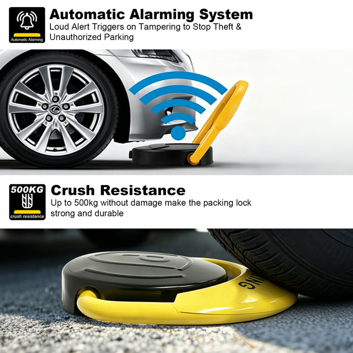 Parkero High Quality Automatic Remote Control Parking Lock Auto Alarmed 50m Barrier