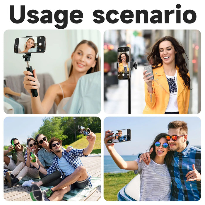 Magnetic Phone Vlog Selfie Monitor Screen Wireless 1080P Wireless Low Latency