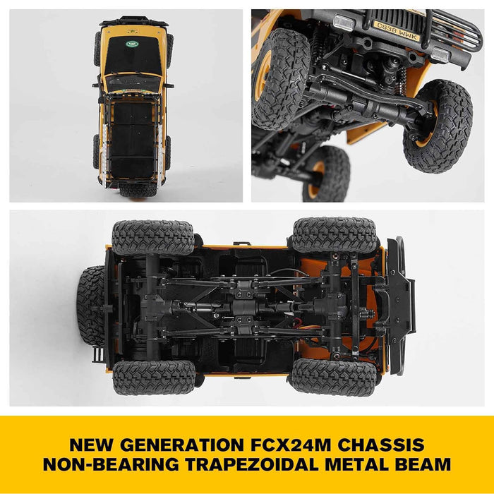 FCX24M FMS 1/24 RC Crawler Land Rover Family 2.4Ghz Defender 110