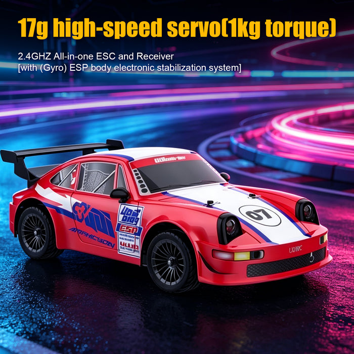 Racing Drift RC Car Toyota GR Yaris WRC 1:14 RC Rally Car Remote Control Toy Car