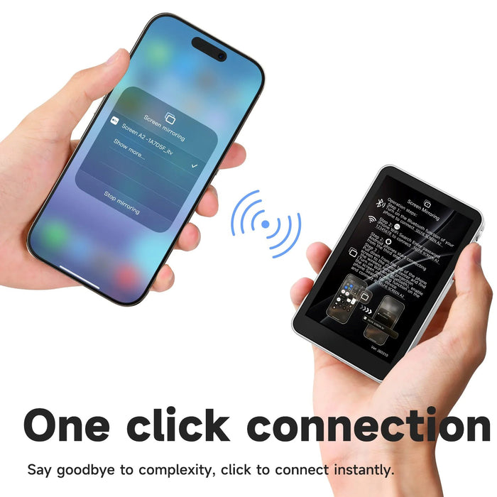 Magnetic Phone Vlog Selfie Monitor Screen Wireless 1080P Wireless Low Latency