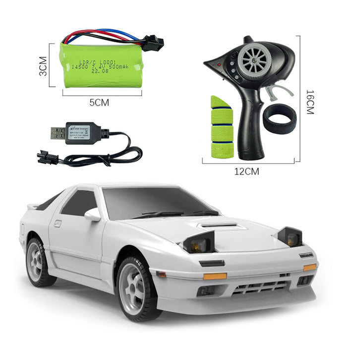 LD1802 1:18 RC Drift Car 1/18 2.4G Remote Control 150 Brushed Motor High Speed