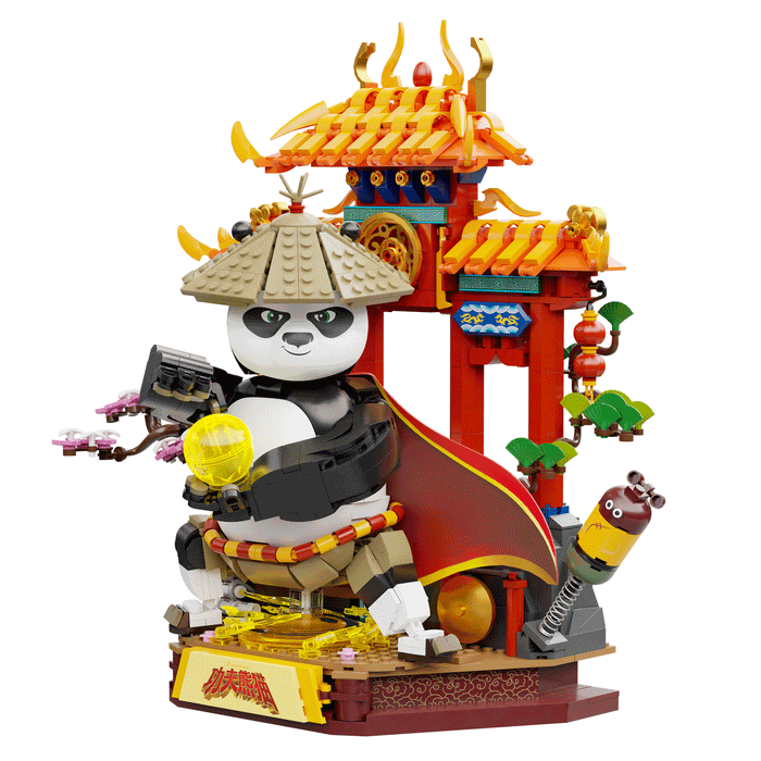 Pantasy Kung Fu Panda Dragon Warrior Previews Exclusive 1518 Pc Build Block Set