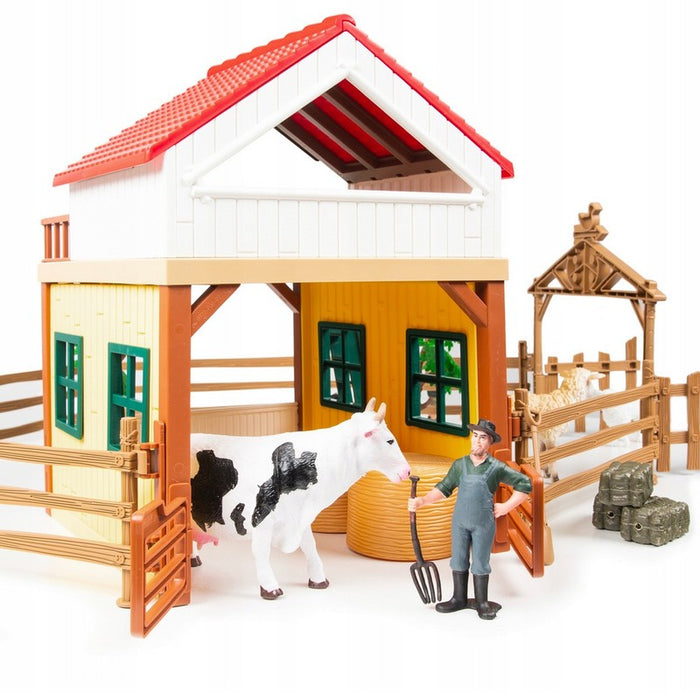 Electronic Remote Control Tractor 2.4Ghz RC Fork Loade Gyro Rake Trailer