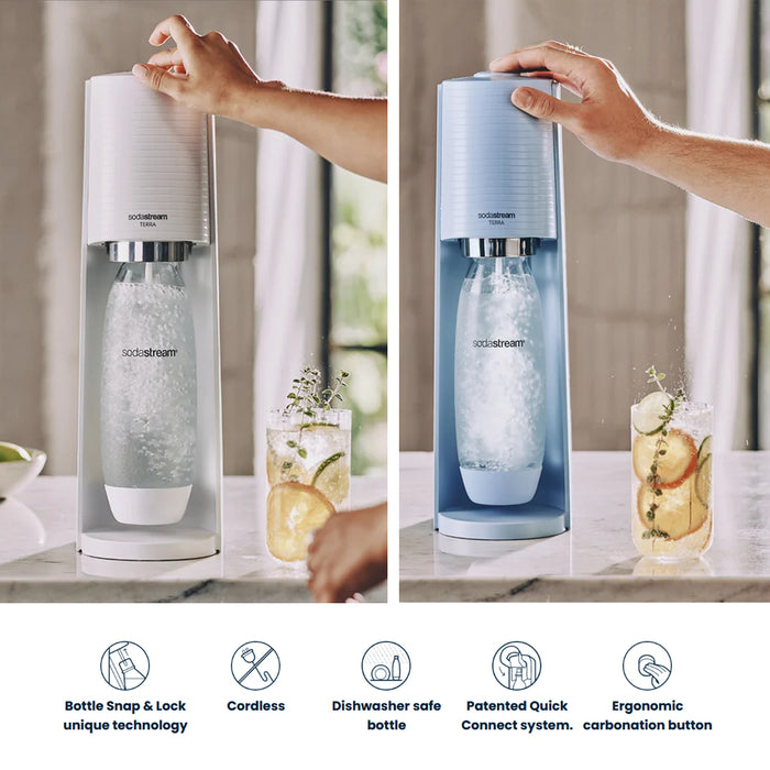 SodaStream Terra Sparkling Water Maker Co2 Technology Quick Connect 2Color AU STOCK