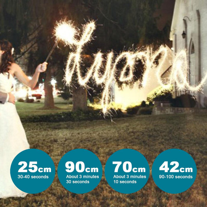 4pcs 90cm Large Size Sparklers Sparkler For Birthdays Party Parties Wedding AU STOCK