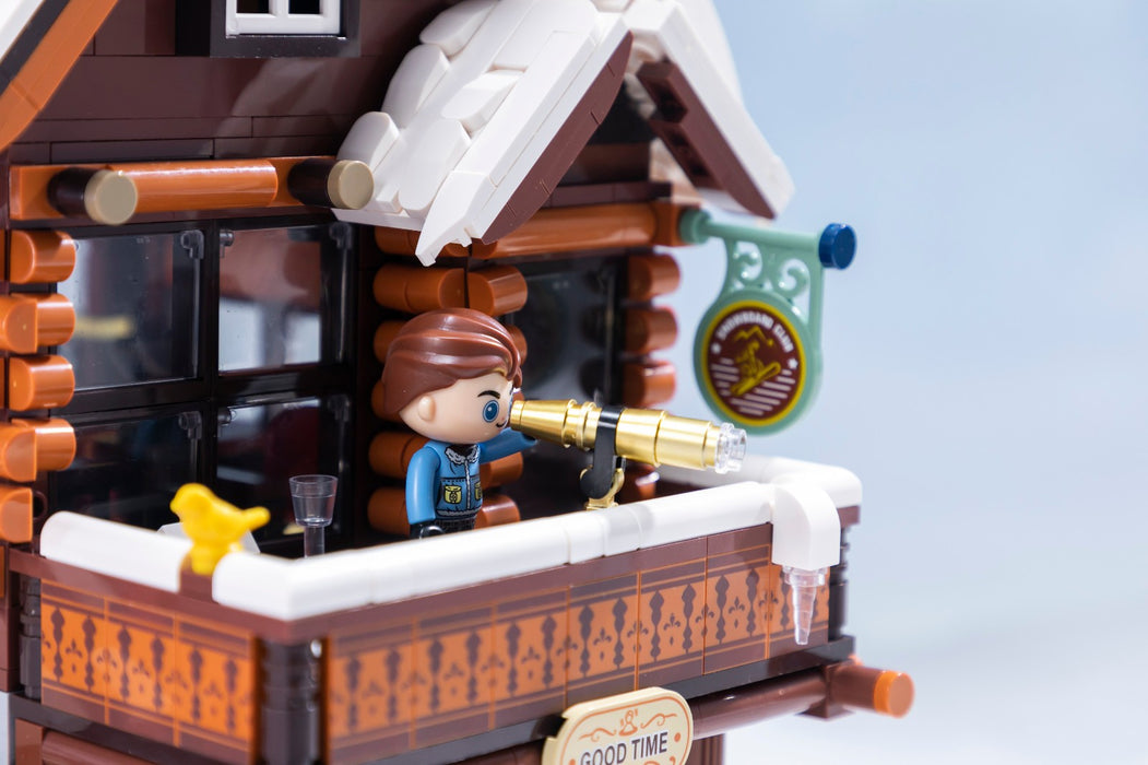 Pantasy Retro Collection Summit Cabin Construction Set Toy Model Kit 85033