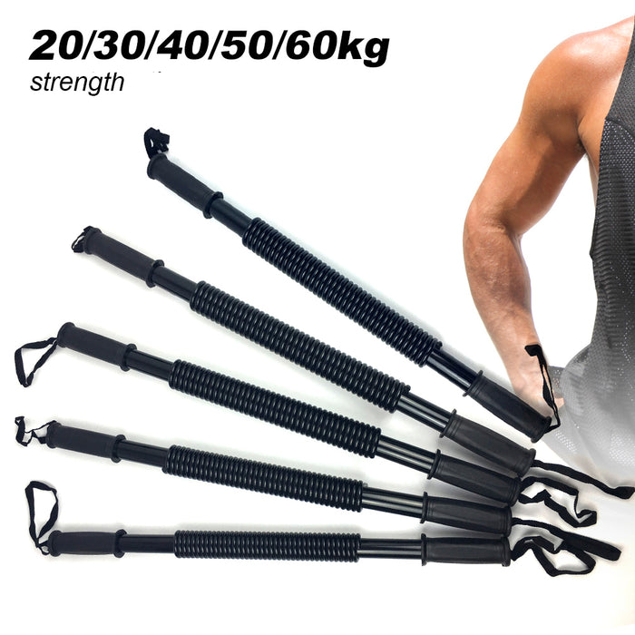 20/30/40/50/60Kg Flexible Stretch Spring Bendy Bar Power Twister Arm Gym