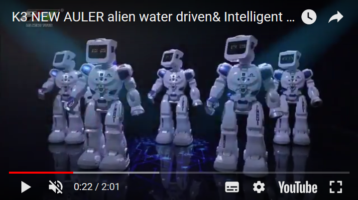 Alien Water Driven Robot Sound RC INTERACTION VOICE Control Kids Toy Trade Me