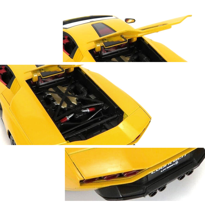 Maisto 1:18 Scale 2021 Lamborghini Countach LPI 800-4 Yellow Car Model Metallic Diecast With Plastic Part