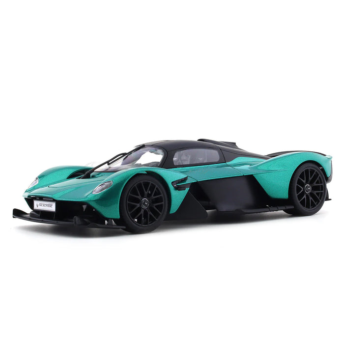 Maisto 1:18 2021 Aston-Martin Valkyrie Metallic Racing Green Die Cast Metal With Plastic Parts