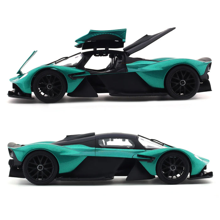 Maisto 1:18 2021 Aston-Martin Valkyrie Metallic Racing Green Die Cast Metal With Plastic Parts