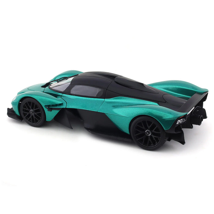 Maisto 1:18 2021 Aston-Martin Valkyrie Metallic Racing Green Die Cast Metal With Plastic Parts