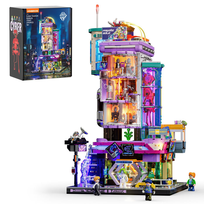 Lumibricks L9118 17007 Cyber Couture Galleria 2701Pcs LED Building Bricks