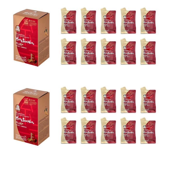 Korean Red Ginseng 50ml Hong Sam Won Plus Pouches 10/20/30 Pouches Premium Drink AUSTOCK