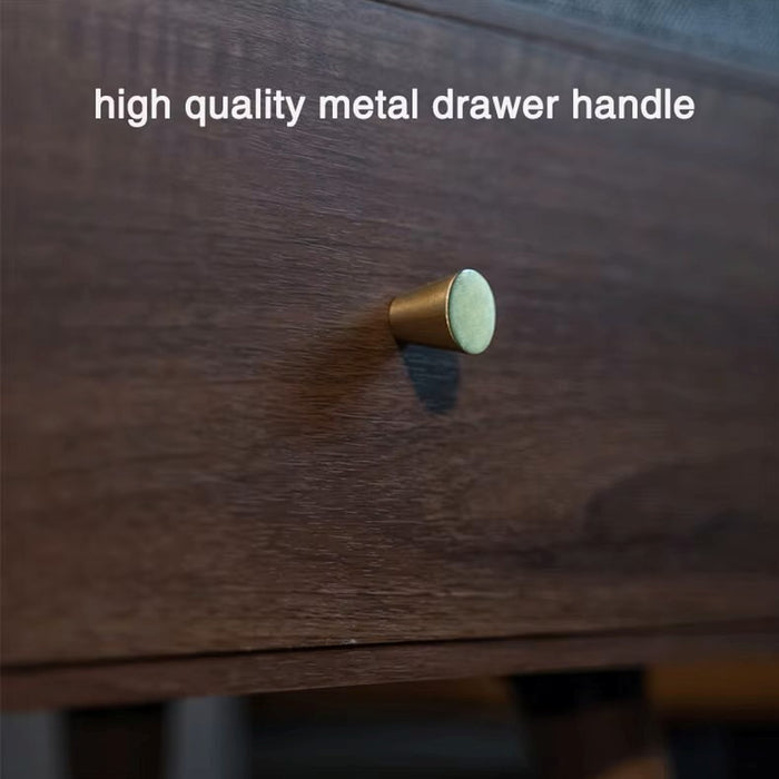 Bedside Table Built In Bluetooth Speaker With Wireless Charger & Storage Drawer