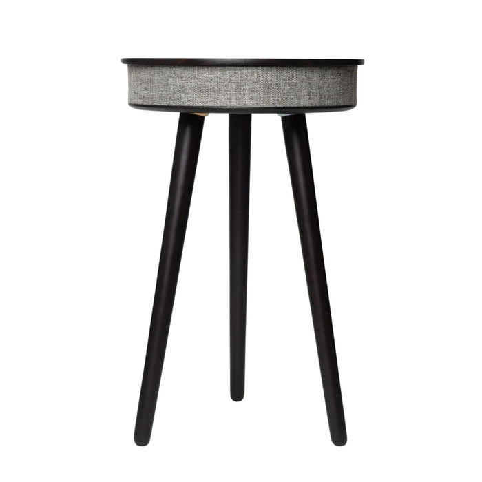 Wood Coffee Table With Bluetooth Speaker All-in-One Smart Hub Wireless Charger