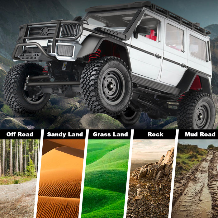 MN86 1/12 RTR 2.4G 4WD G500 Crawler Off Road Climbing Truck RC Car Model Toy