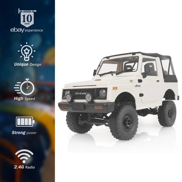 1:10 2.4G RC Climbing Vehicle Model 4WD Convertible Top Desert Off-road Truck