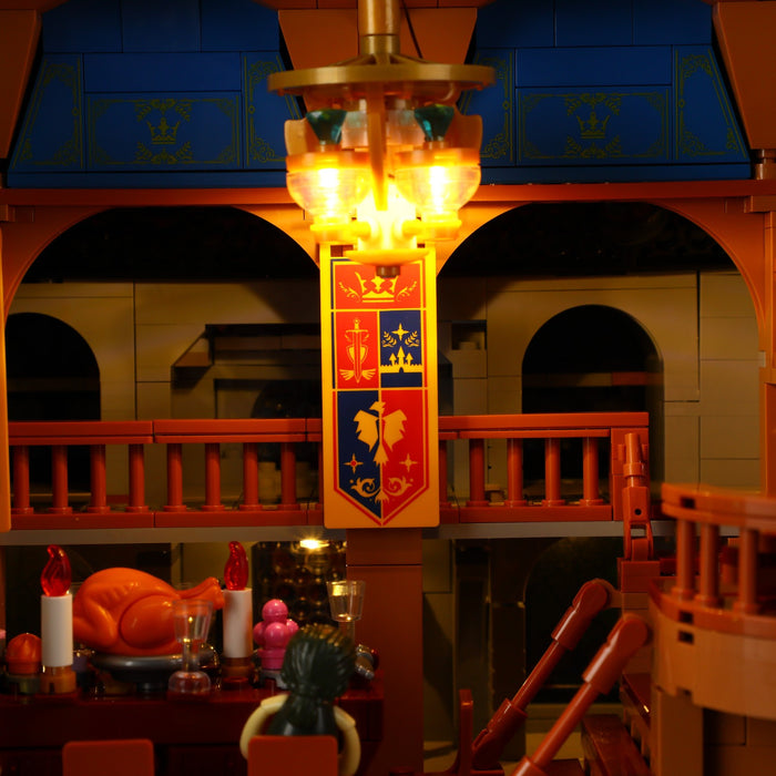 Lumibricks Castle Banquet Hall 12010 L9071 Middle Age Series 3232PCS LED Buildin