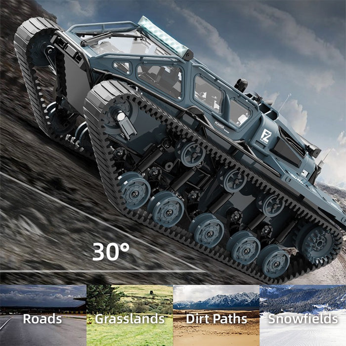 RC Off-Road Tracked Tank Military Ripsaw EV3-F4 Remote Control Drift LED Light