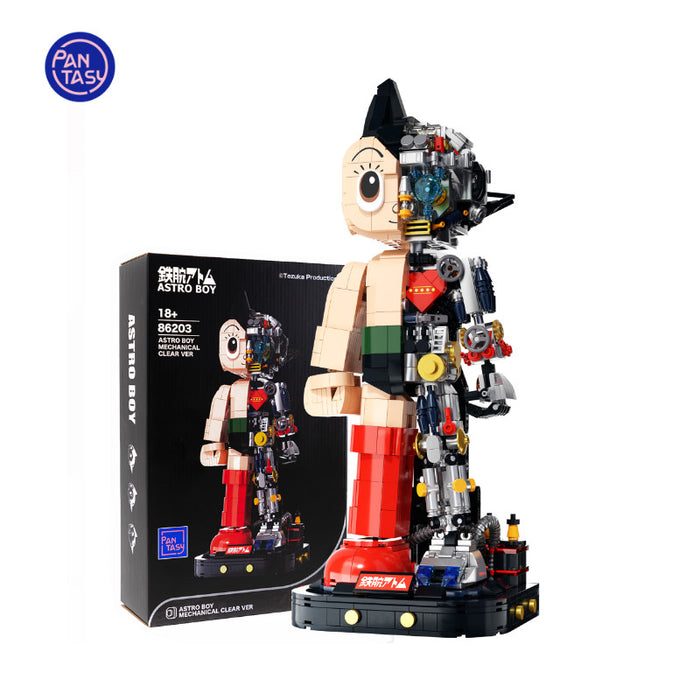 Pantasy Astro Boy Mechanical Clear Version 86212 1250pcs Collectible Block Kit