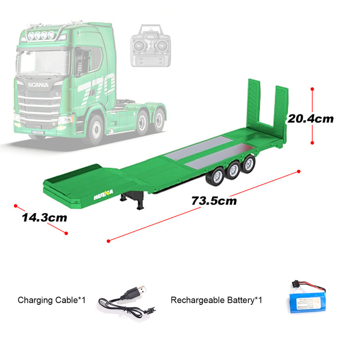 1/18 Scale Rc Scania 770s Truck Light & Sound 6WD Rtr 2.4G remote Green