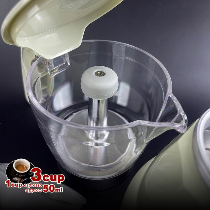 Mornest Electric Espresso Moka Coffee Maker 3cups Italian Classic - Cream Trade Me