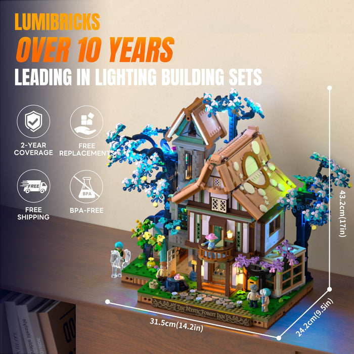 Lumibricks Sylvan Inn L9110 20006 X Series 3120PCS LED Building Blocks