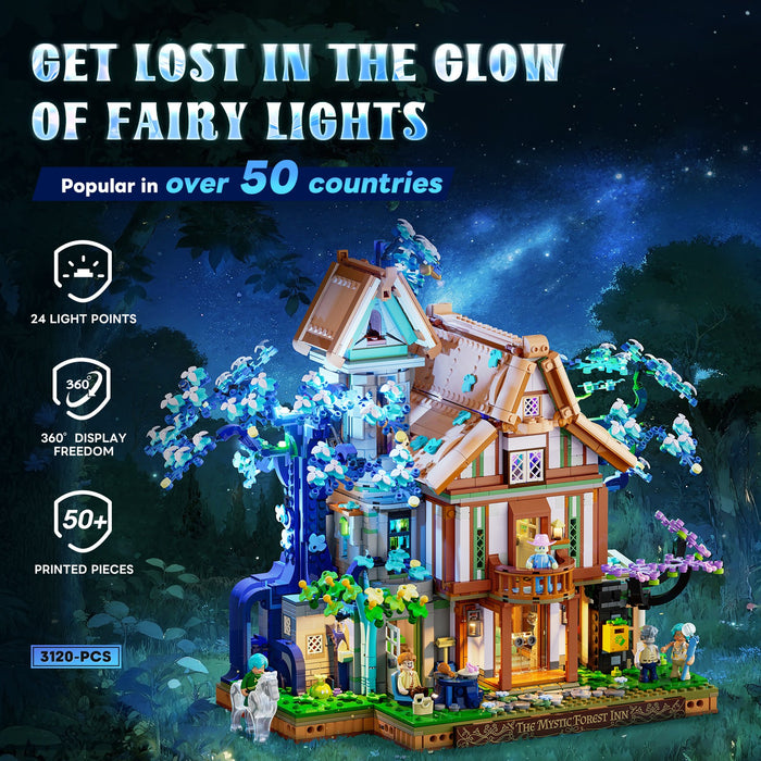 Lumibricks Sylvan Inn L9110 20006 X Series 3120PCS LED Building Blocks