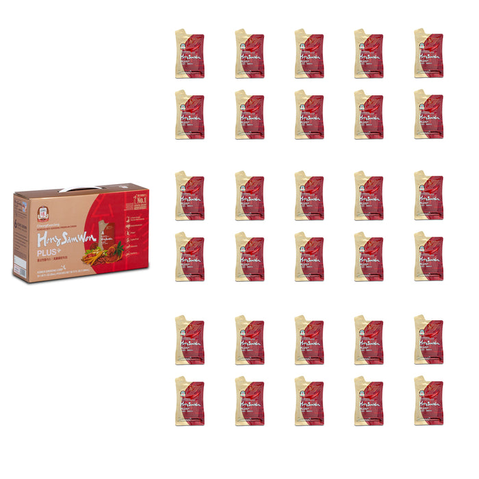 Korean Red Ginseng 50ml Hong Sam Won Plus Pouches 10/20/30 Pouches Premium Drink AUSTOCK